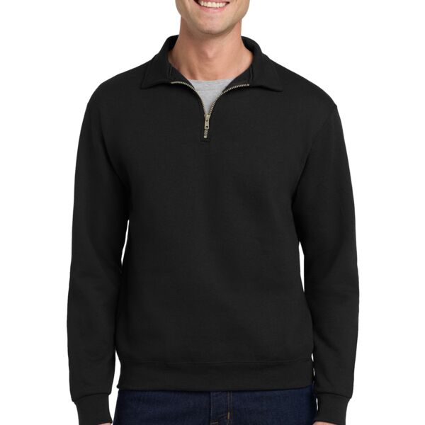Super Sweats ® NuBlend ® 1/4 Zip Sweatshirt with Cadet Collar Thumbnail