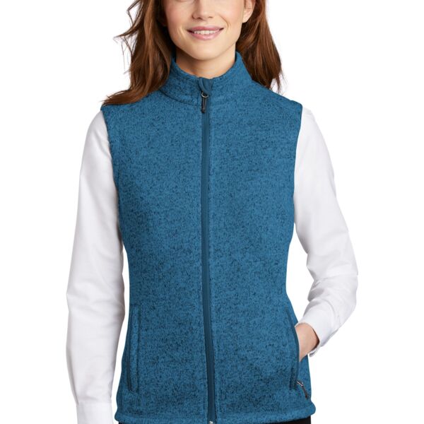 ® Ladies Sweater Fleece Vest Thumbnail