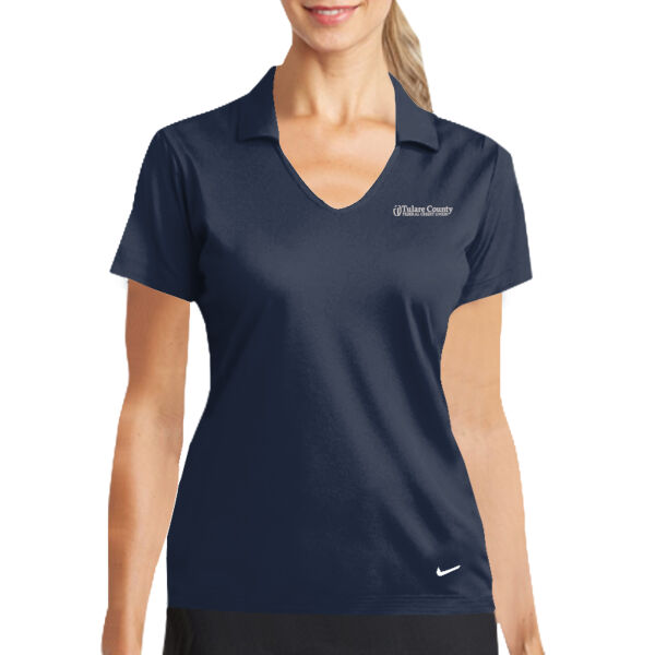 Nike Ladies Dri-FIT Vertical Mesh Polo Thumbnail